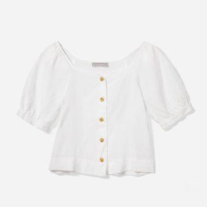 Everlane White Linen Shirt